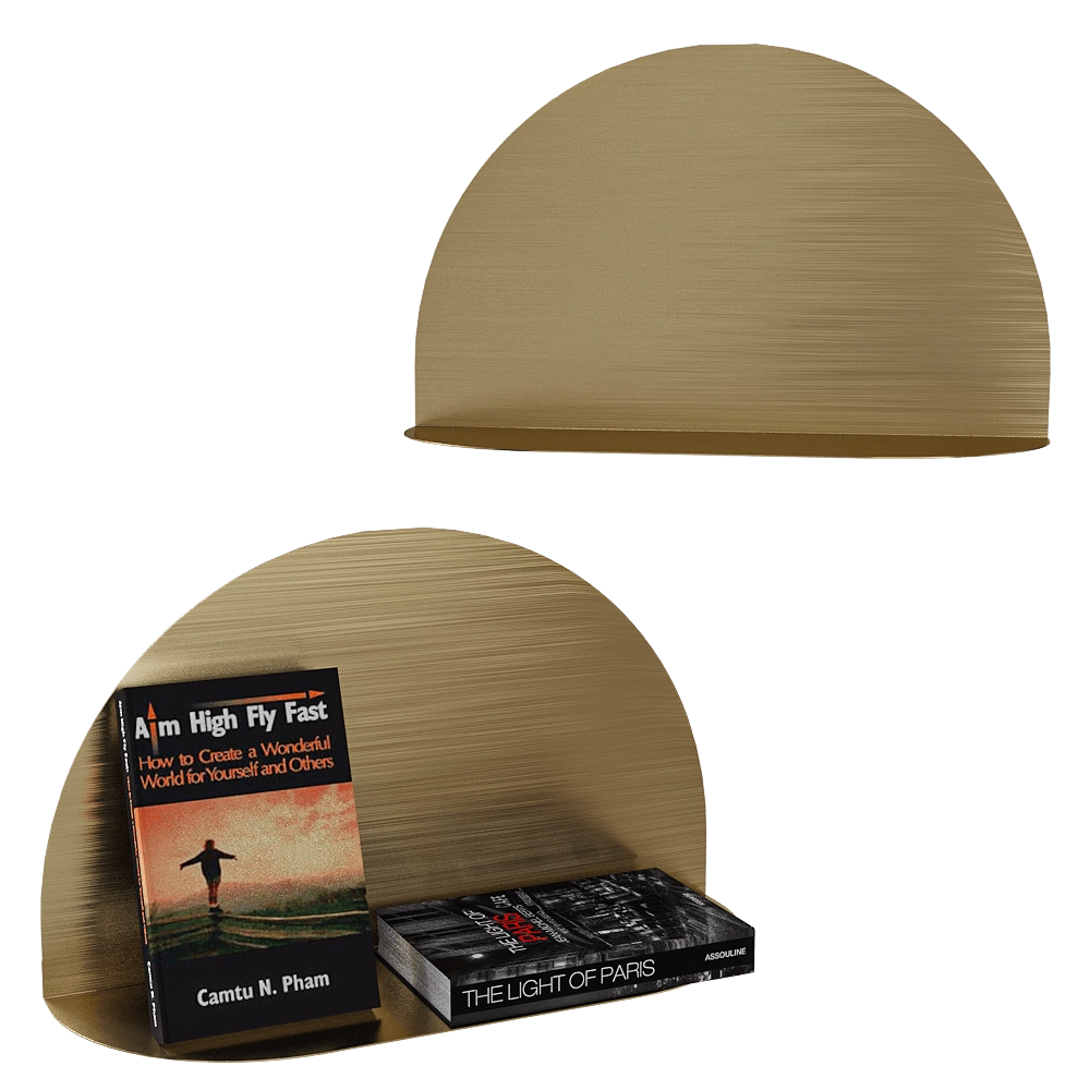 ENOstudio - Shelf Archal L/ Half Moon 3D Model