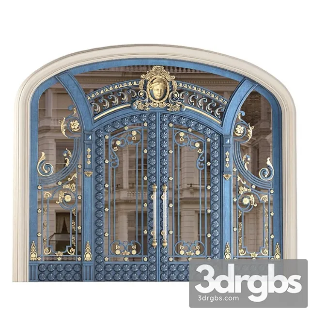 Entrance classic door. entrance classic door 3D Model Free