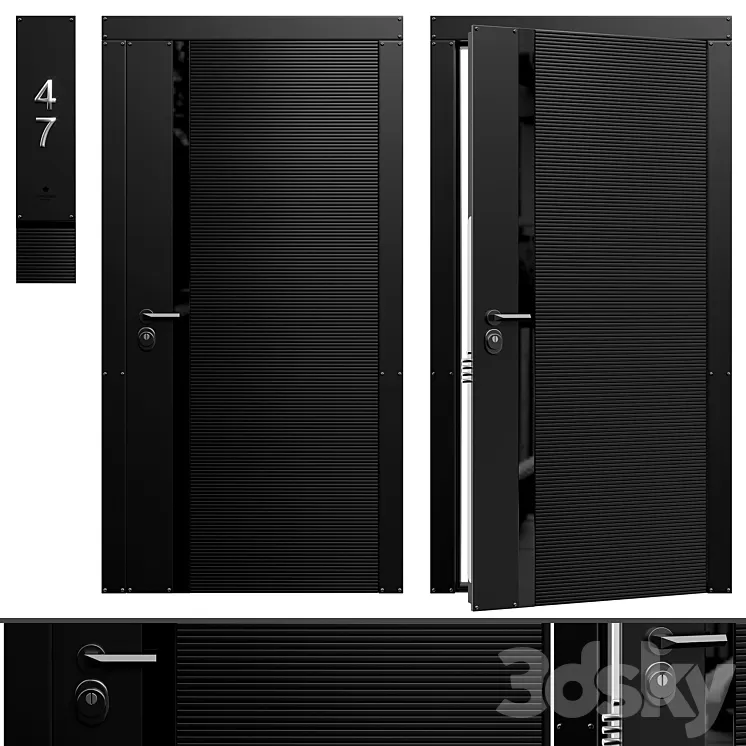 Entrance Door FLEXO 3D Model