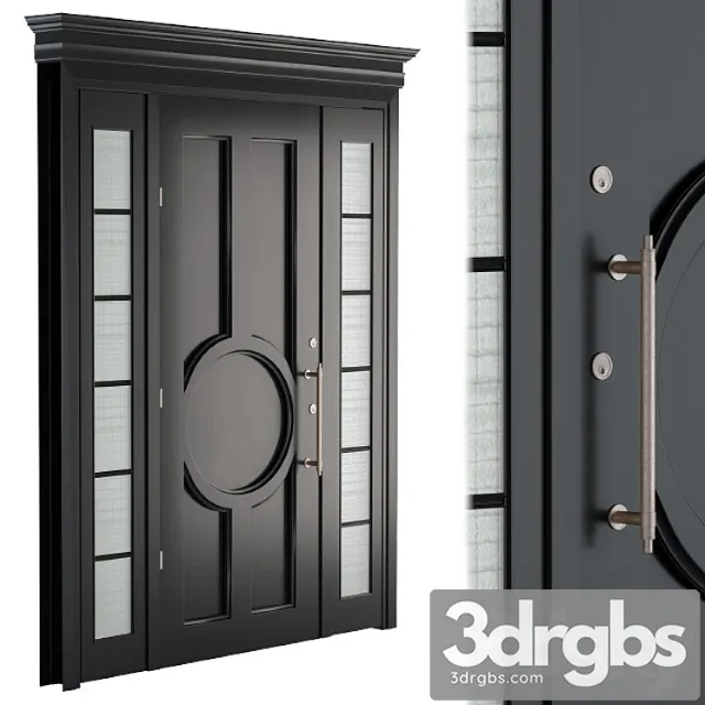 Entrance door neoclassic 3D Model Free