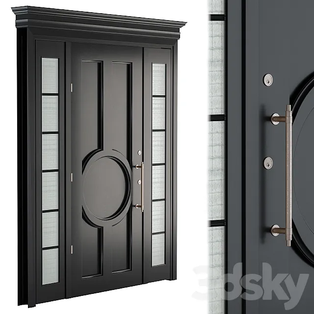 Entrance Door NeoClassic 3D Model