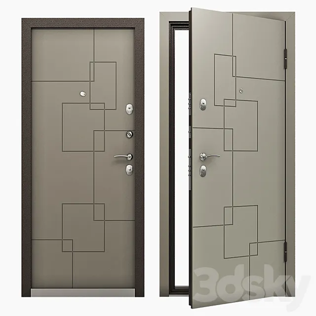 Entrance door Torex Series Delta M 10 D21 3D Model