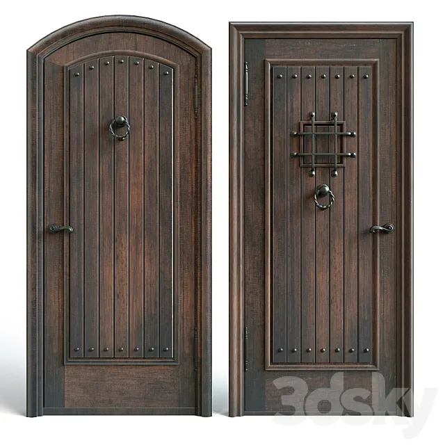 Entrance doors 3 3D Model