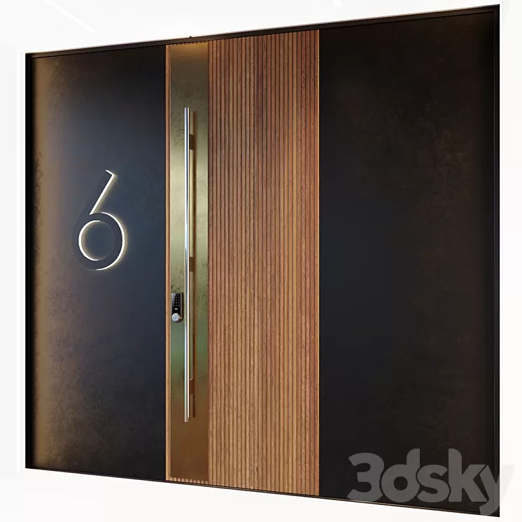 Entrance doors 3D Model Free Download