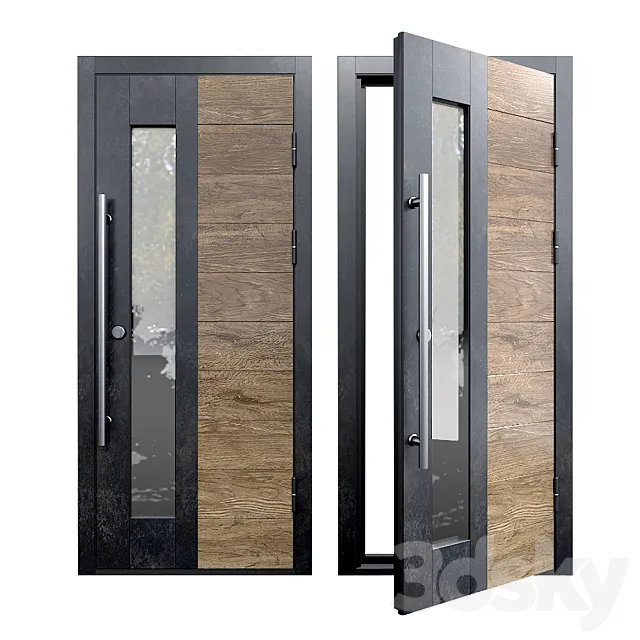 Entrance doors 4 3DModel