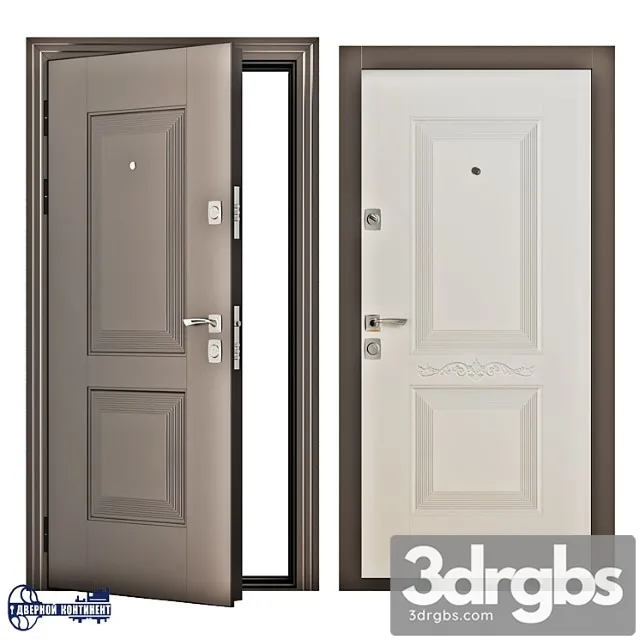 Entrance doors continent-grand 3D Model Free