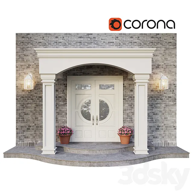 Entrance Group 01 3D Model