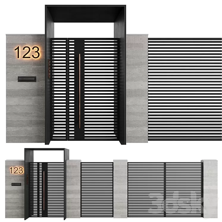 Entrance group 1 3D Model