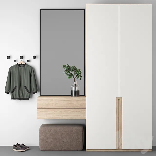 Entrance hallway 5 3DModel