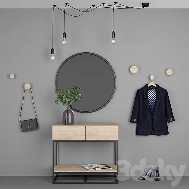 Entrance hallway 6 3D Model