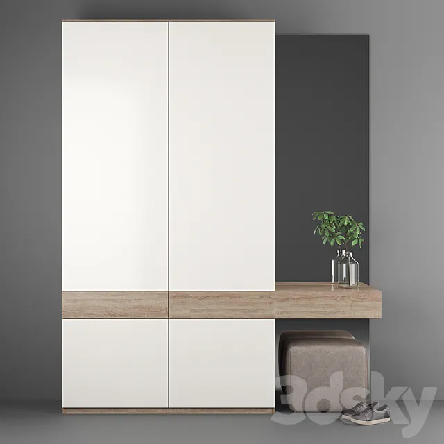 Entrance hallway 8 3D Model