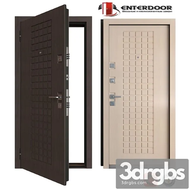Entrance metal door enterdoor kardinal 3D Model Free