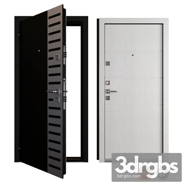 Entrance metal door isoterma 3D Model Free