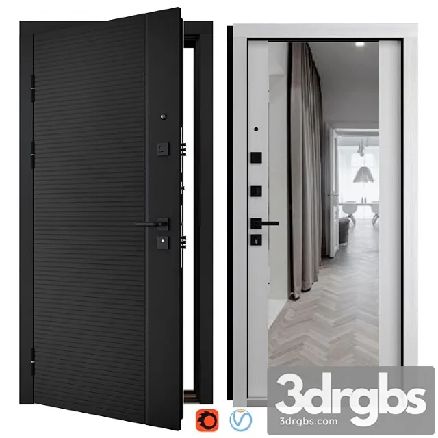 Entrance Metal Door Liner 3 Bravo 3D Model Free