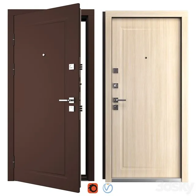 Entrance metal door Madlen (Abvehr) 3D Model