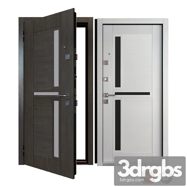 Entrance Metal Door Neoline Steelguard 3D Model Free