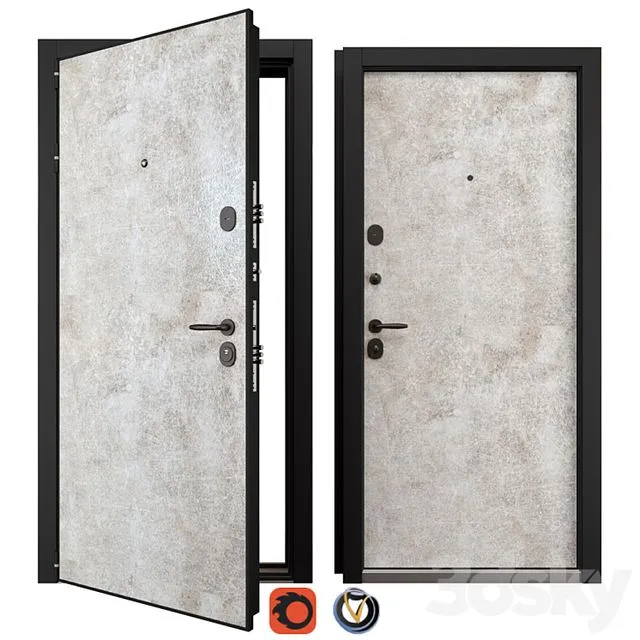 Entrance Metal Door Newest NT HPL 1 3D Model