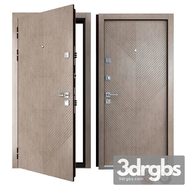 Entrance Metal Door Olion Zimen 3D Model Free