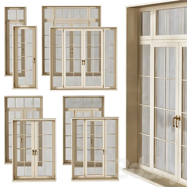 Entrance window number 001 3DModel