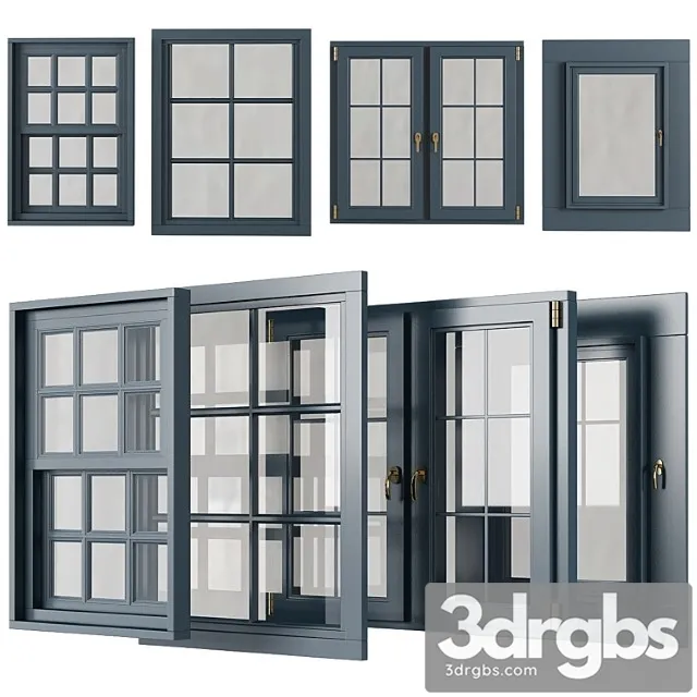 Entrance window number 003 3D Model Free