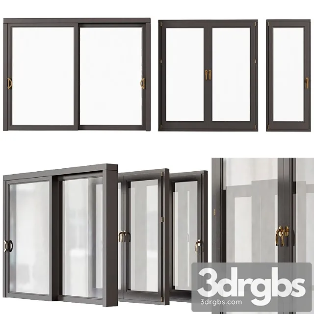 Entrance window number 004 3D Model Free