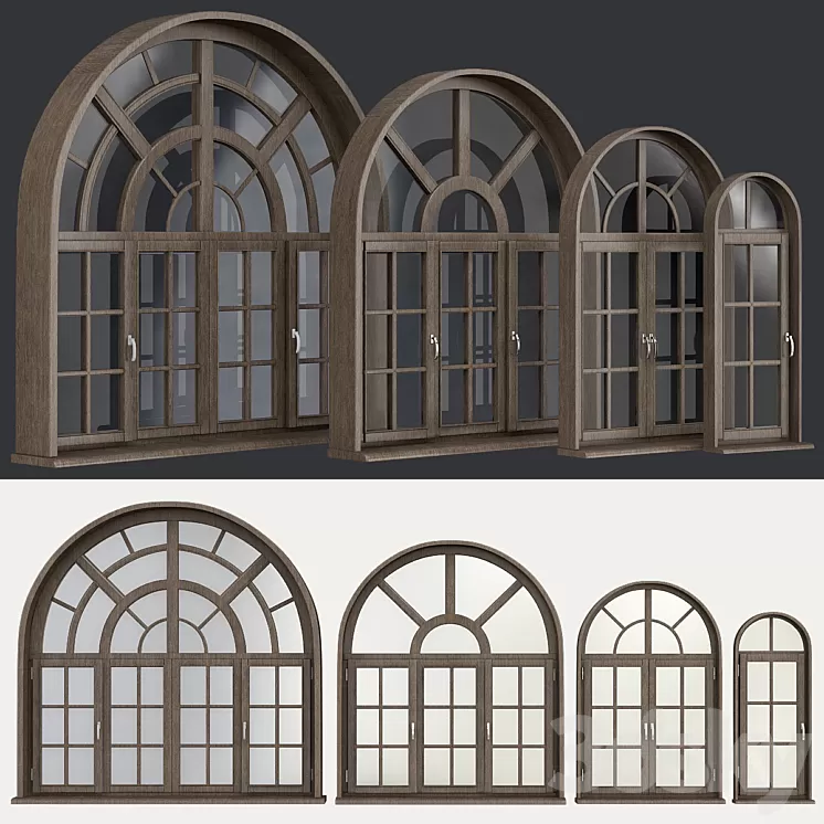 Entrance window number 012 3D Model
