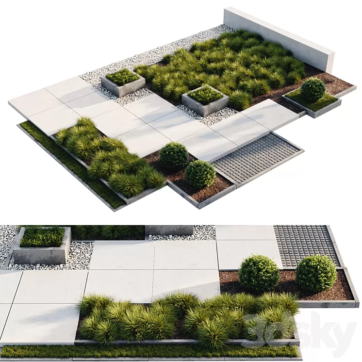 Entry group 3D Model