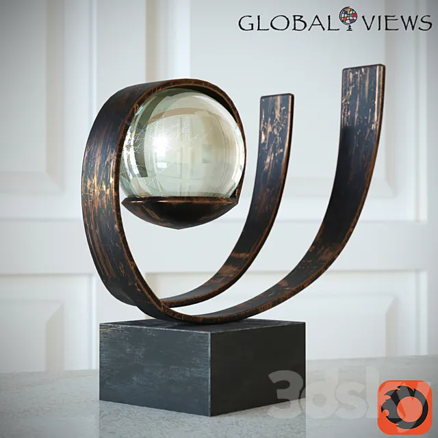 Enveloped Sphere Sculpture 3DModel