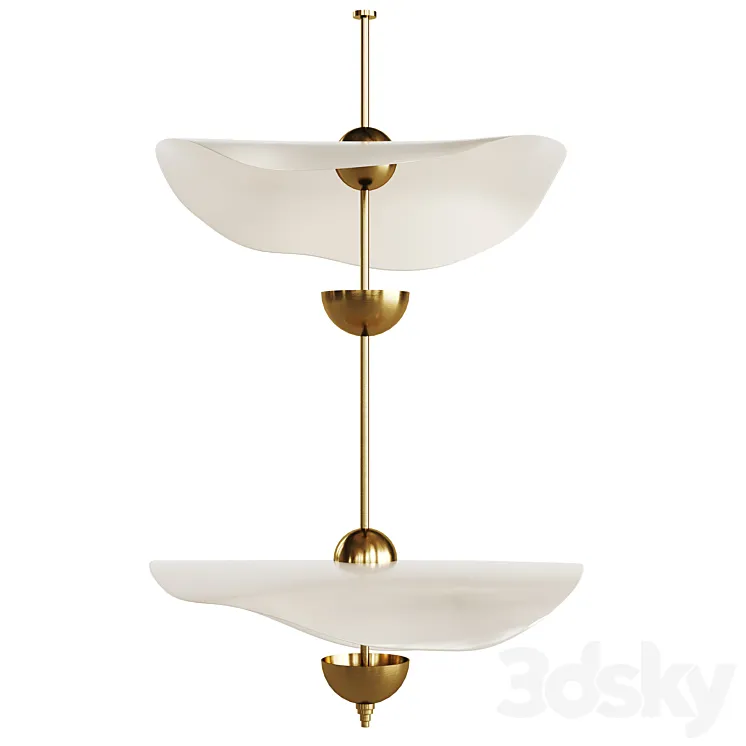 Envolée Double Pendant Light by Mydriaz 3D Model Free