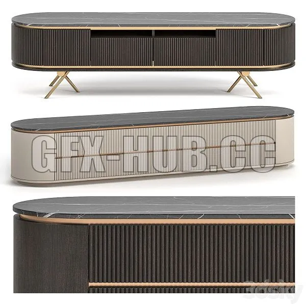 Enza Home Vienna TV Stand 3D Model