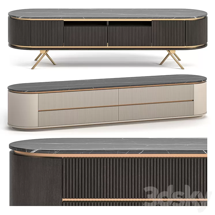 Enza Home Vienna TV stand 3D Model