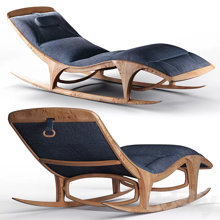 Enzo chaise lounge 3D Model