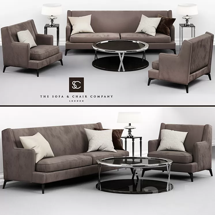 Enzo - Sofas and Armchairs 3D Model