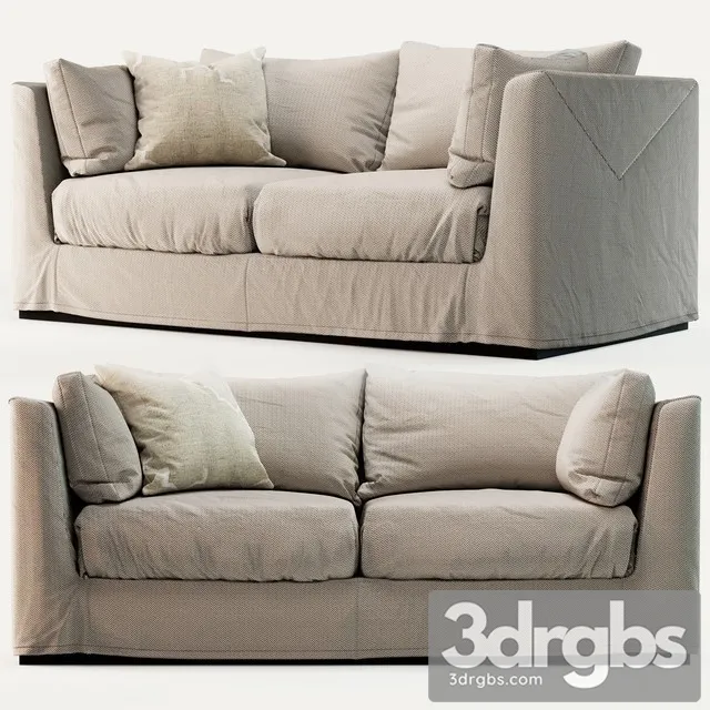 EOS 2P Sofa 3D Model Download