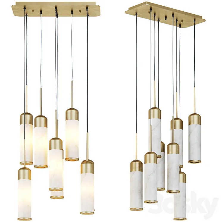 Eos Chandelier by Eichholtz 3D Model Free