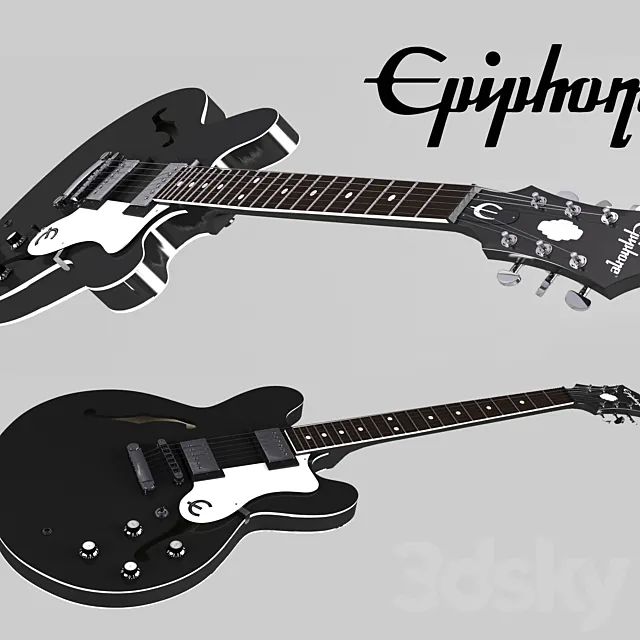 Epiphone Dot 3D Model