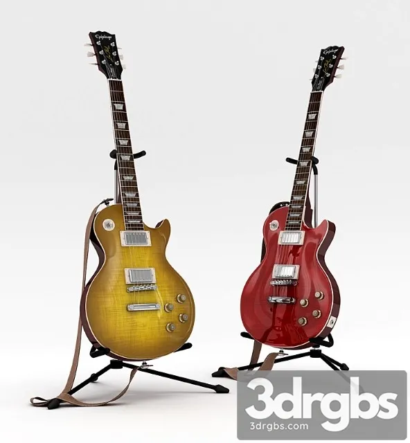 Epiphone Les Paul Standard 3D Model Download