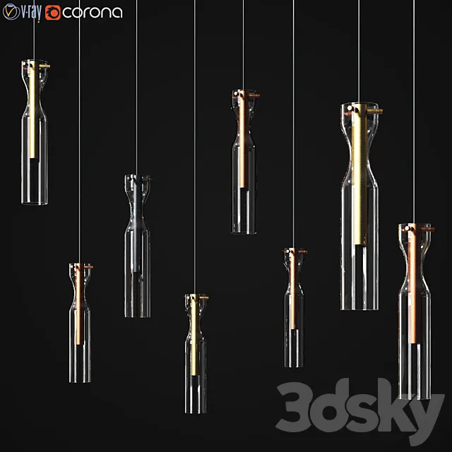 Epsilon Sola Pendant Gallotti & Radice 3DModel