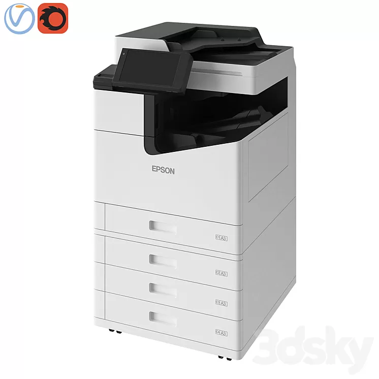 Epson WorkForce Enterprise 3D Model