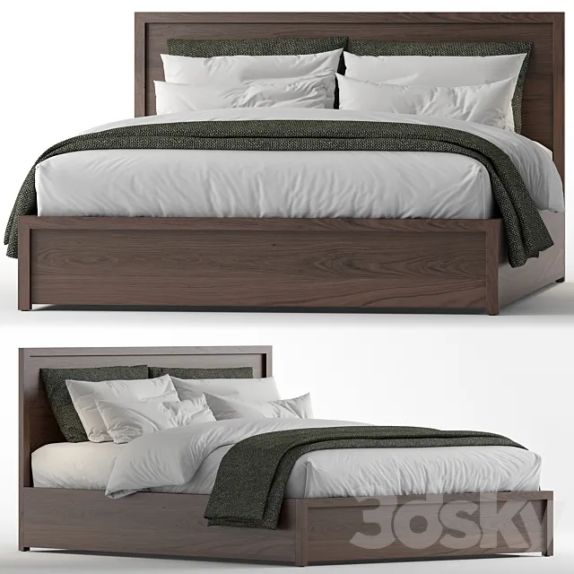 EQ3_Marcel panel bed 3D Model