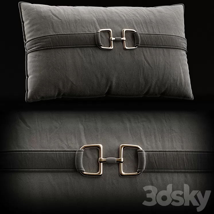 Equestrian pillow 3D Model