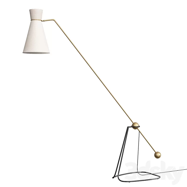 Equilibrium_floor lamp 3D Model