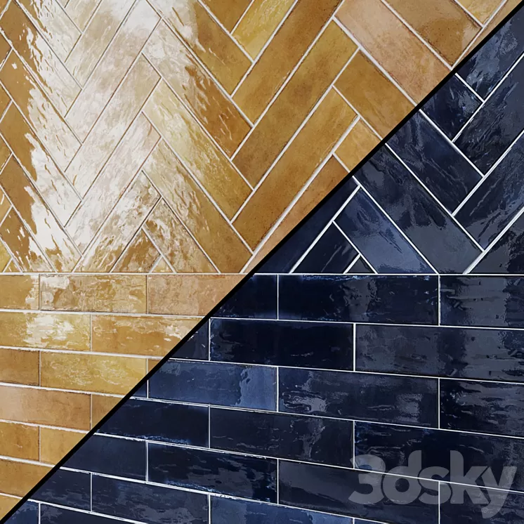 EQUIPE TRIBECA - glazed porcelain stoneware 6x24.6 cm 3D Model Free