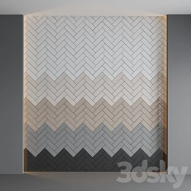 Equipe wall panel 3D Model