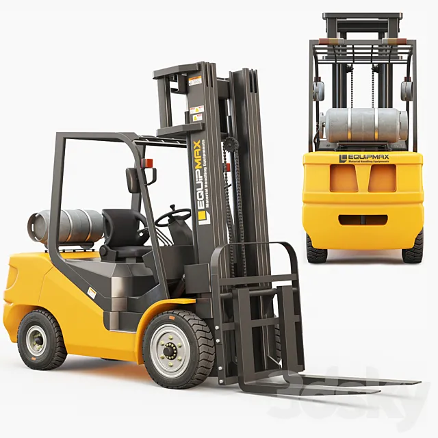 EQUIPMAX 3000 Forklift 3DModel