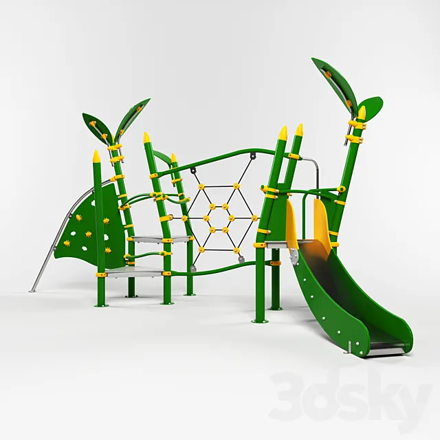 Equipment for children’s playgrounds ARBERO 3DModel
