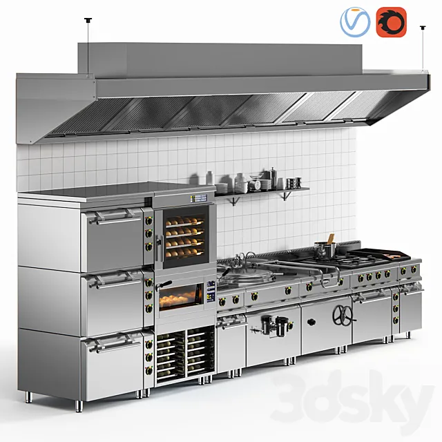 Equipment for restaurants 3DModel