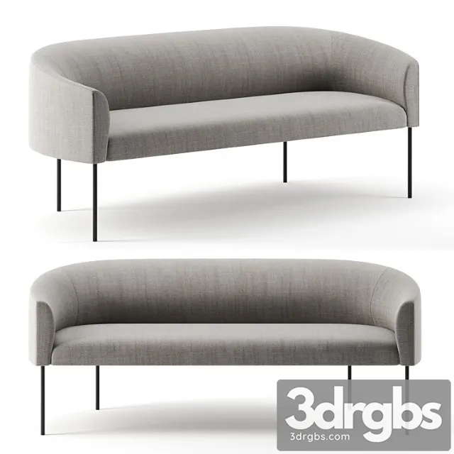 Era Sofa By Living Divani 3D Model Free