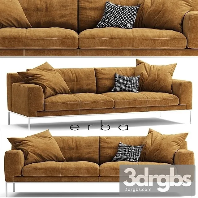 Erba Italia Edizione Sofa 01 3D Model Free