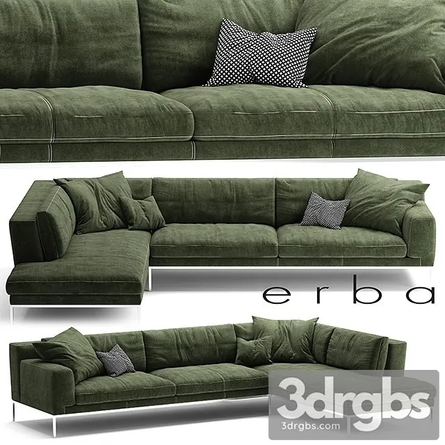 Erba Italia Edizione Sofa 02 3D Model Free